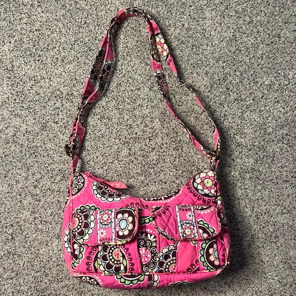 Vera Bradley Pink Floral Shoulder Bag